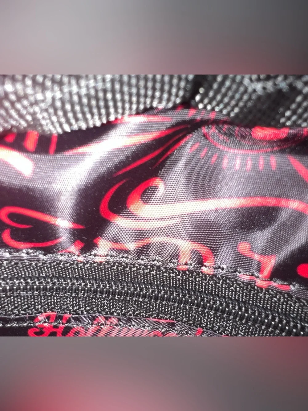 Von Dutch Metallic Reflective Crossbody/Handbag Metallic Red NEW!
